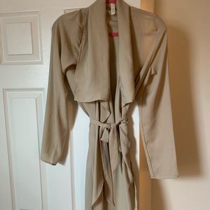 Long sheer cardigan jacket